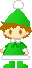 小人さん緑